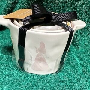Rae Dunn Disney Princess Measuring‎ Cups Set of 4 Ceramic Kitchen Decor